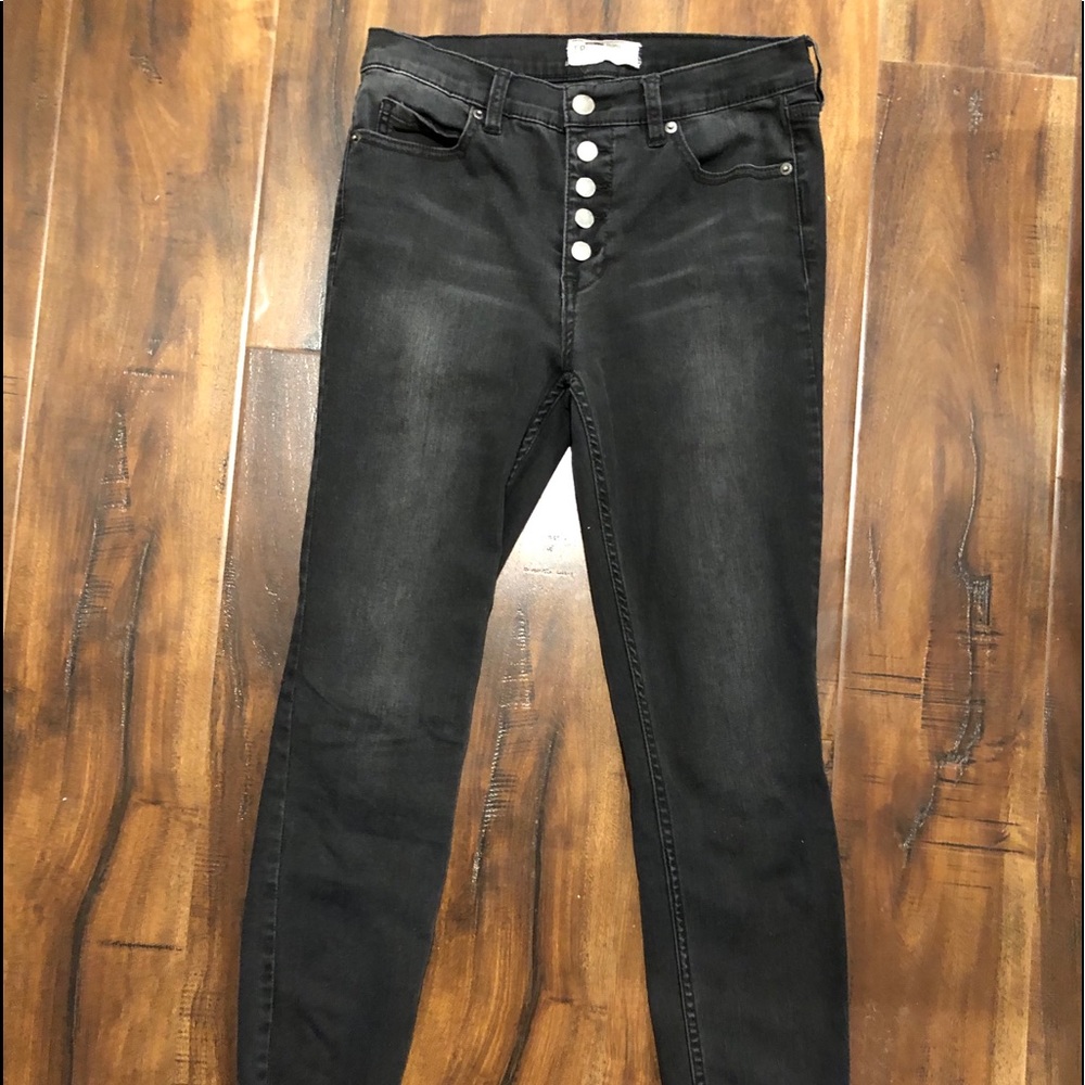 free people black skinny jeans